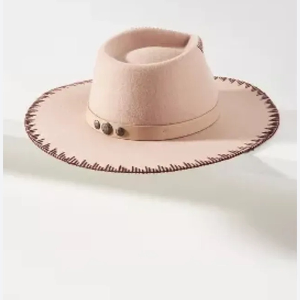 Anthropologie San Diego Hat co rhinestone trimmer rancher hat new one size
